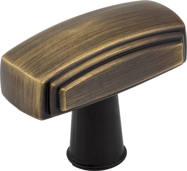 Jeffrey Alexander - 1-9/16 Inch Overall Length Rectangle Delgado Cabinet Knob