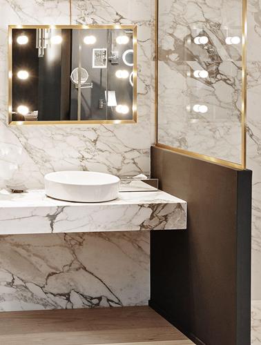Miroir Brot - Faubourg Loge rectangular mirror with light