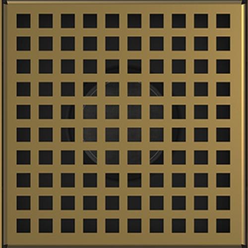 Infinity Drain - 5 x 5 Inch LQD 5 Squares Pattern Complete Kit with ABS Bonded Flange