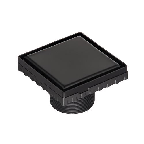 Infinity Drain - 4 x 4 Inch LS4 Solid Style Strainer-2 Inch Throat