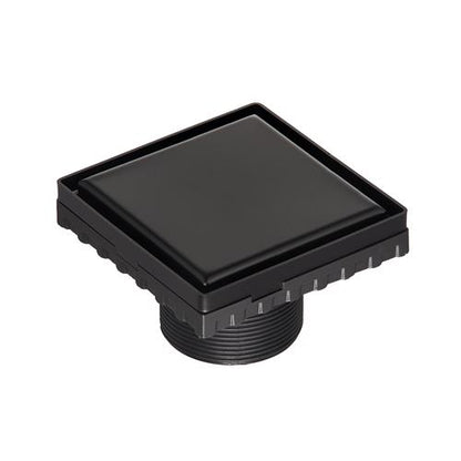 Infinity Drain - 4 x 4 Inch LS4 Solid Style Strainer-2 Inch Throat