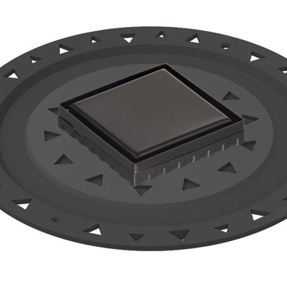 Infinity Drain - 4 x 4 Inch LSD 4 Solid Style Complete Kit with ABS Bonded Flange