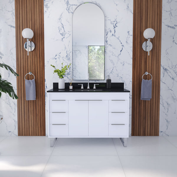 Maidstone - Lucy 48 Inch White Modern Vanity