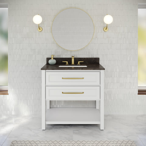 Jeffrey Alexander - Kipling 36 Inch W  Single Basin Bathroom Vanity Set