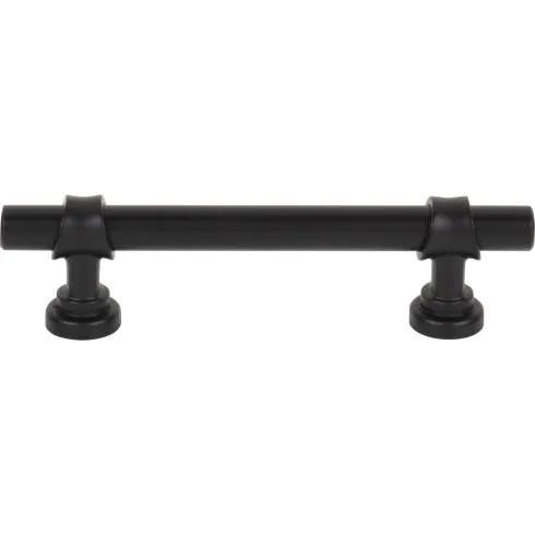 Top Knobs - Bit 3 3/4 Inch Center to Center Bar pull - Flat Black