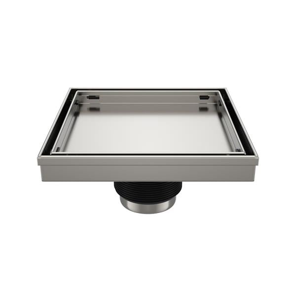 Maidstone -  6 Inch Square Tile Insert Shower Drain