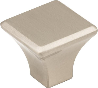 Jeffrey Alexander - 1-1/8 Inch Overall Length Square Marlo Cabinet Knob
