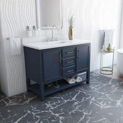 Maidstone - Millie 48 Inch Oak Single Bowl Vanity