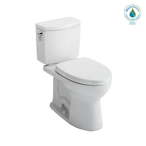 Toto - Drake II 1G Two-Piece Elongated 1.0 GPF Toilet with SS124 SoftClose Seat, WASHLET+ Ready