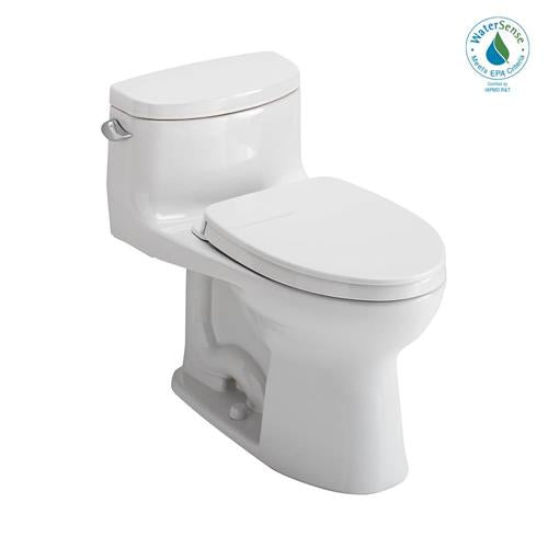 Toto - Supreme II One-Piece Elongated 1.28 GPF Toilet  and SS124 SoftClose Seat, WASHLET+ Ready