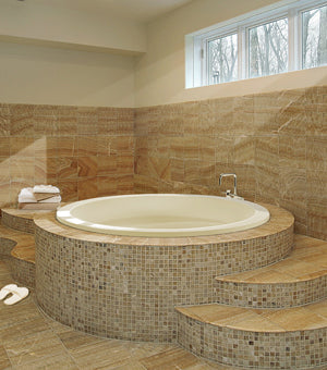 MTI - Jasmine 2 Undermount Round Bathtub +G4027:G4073 (52X52)