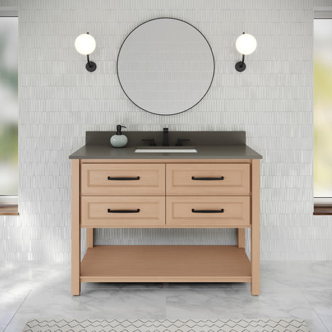 Jeffrey Alexander - Kipling 48 Inch W  Single Basin Bathroom Vanity Set