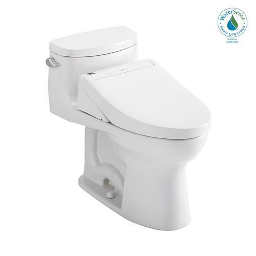 Toto - Supreme II Washlet+ One-Piece Elongated 1.28 GPF Toilet and WASHLET+ C5 Bidet Seat
