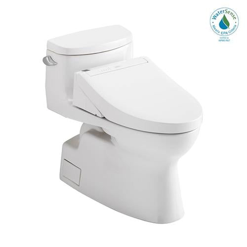 Toto - Carolina II Washlet+ C5 One-Piece Elongated 1.28 GPF Toilet