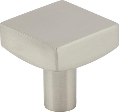 Jeffrey Alexander - 1-1/8 Inch Overall Length Square Dominique Cabinet Knob
