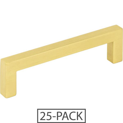 Elements - 96 mm Center-to-Center Square Stanton Cabinet Bar Pull - 25-Pack