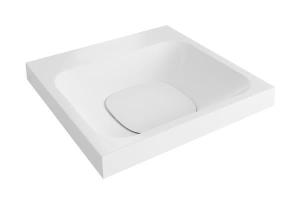 DXV - Modulus No Hole 21 Inch Lavatory - Canvas White