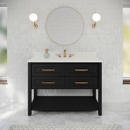 Jeffrey Alexander - Kipling 48 Inch W  Single Basin Bathroom Vanity Set