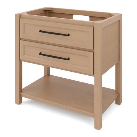 Jeffrey Alexander - 36 Inch Kipling Single Sink Free Standing Vanity Cabinet - Less Vanity Top