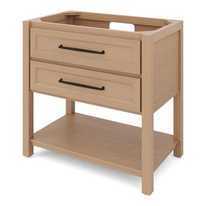 Jeffrey Alexander - 36 Inch Kipling Single Sink Free Standing Vanity Cabinet - Less Vanity Top