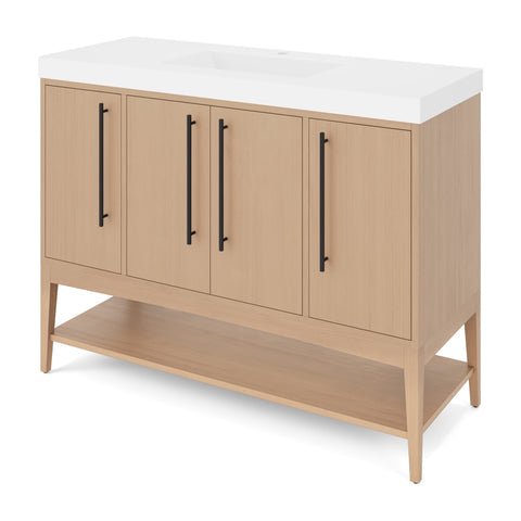 Jeffrey Alexander - Tempest 48 Inch W  Single Basin Bathroom Vanity Set