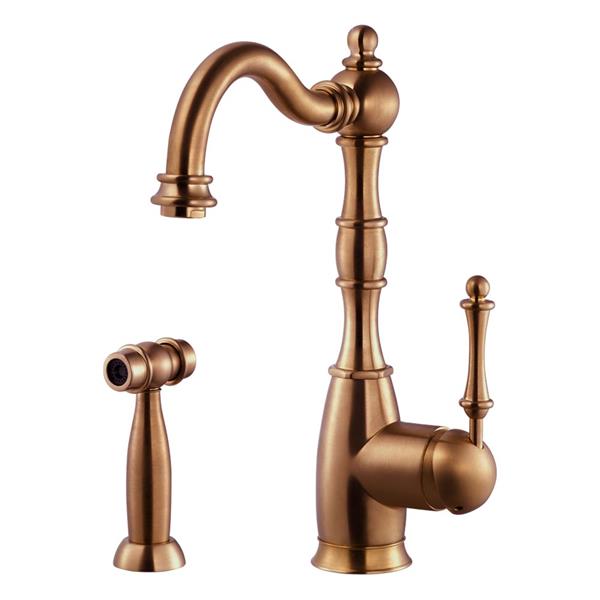 Hamat - Nottingham Traditional Brass Single Lever Faucet with Side Spray