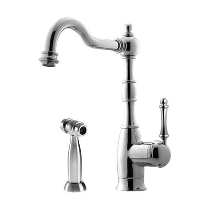 Hamat - Nottingham Traditional Brass Single Lever Faucet with Side Spray