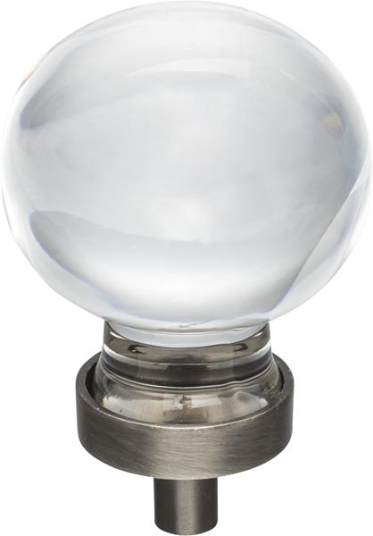 Jeffrey Alexander - 1-3/8 Inch Diameter Sphere Glass Harlow Cabinet Knob
