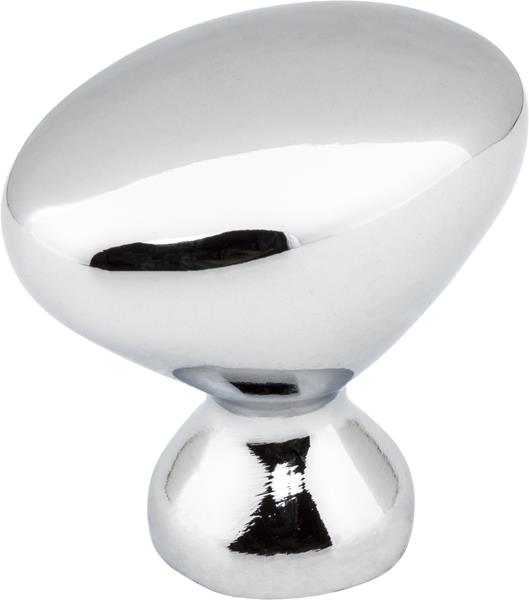 Elements - 1-1/4 Inch Overall Length Oval Merryville Cabinet Knob