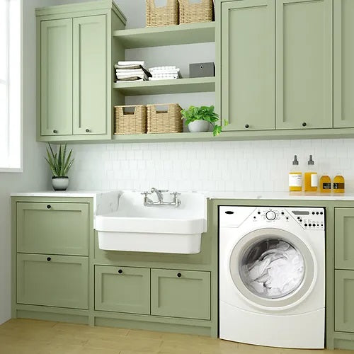Nantucket Sinks - 23.5 Inch High Density Ceramic Utility/Laundry/Bar/Kitchen Sink