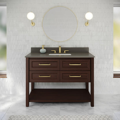 Jeffrey Alexander - Kipling 48 Inch W  Single Basin Bathroom Vanity Set