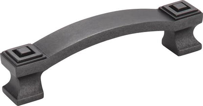 Jeffrey Alexander - 96 mm Center-to-Center Square Delmar Cabinet Pull