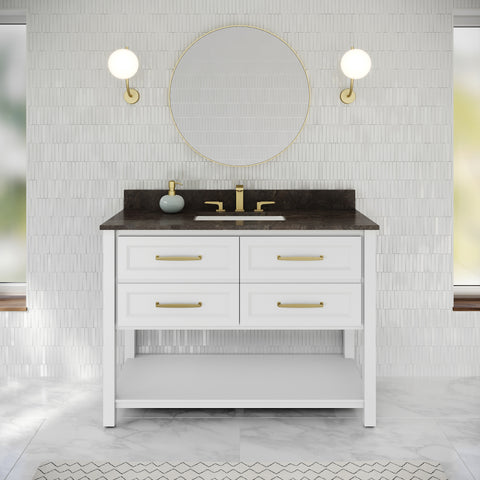 Jeffrey Alexander - Kipling 48 Inch W  Single Basin Bathroom Vanity Set