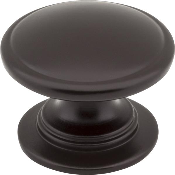 Jeffrey Alexander - 1-1/4 Inch Diameter Dark Bronze Durham Cabinet Knob