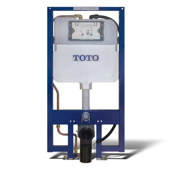 Toto - Duofit In-Wall Dual Flush 1.28 And 0.9 Gpf Tank System With Washlet+ Auto Flush Ready Copper Supply Line