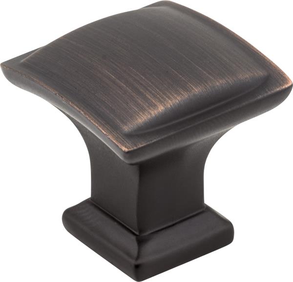Jeffrey Alexander - 1-1/4 Inch Overall Length Square Annadale Cabinet Knob