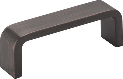 Elements - 3 Inch Center-to-Center Square Asher Cabinet Pull