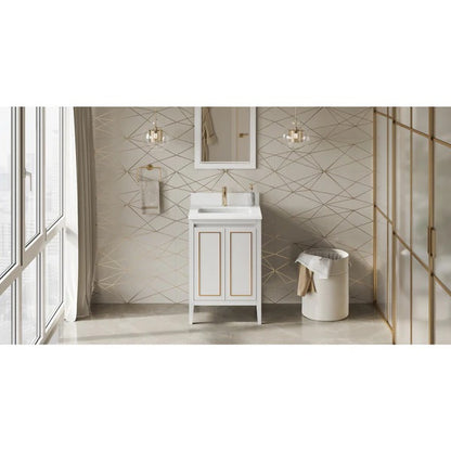 Jeffrey Alexander - Percival 24 Inch W  Single Basin Bathroom Vanity Set