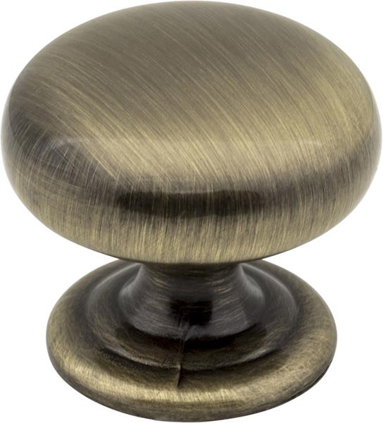 Elements - 1-1/4 Inch Diameter Dark Bronze Florence Cabinet Mushroom Knob
