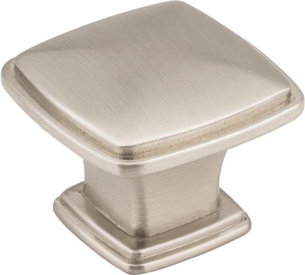 Jeffrey Alexander - 1-3/16 Inch Overall Length Square Milan 1 Cabinet Knob