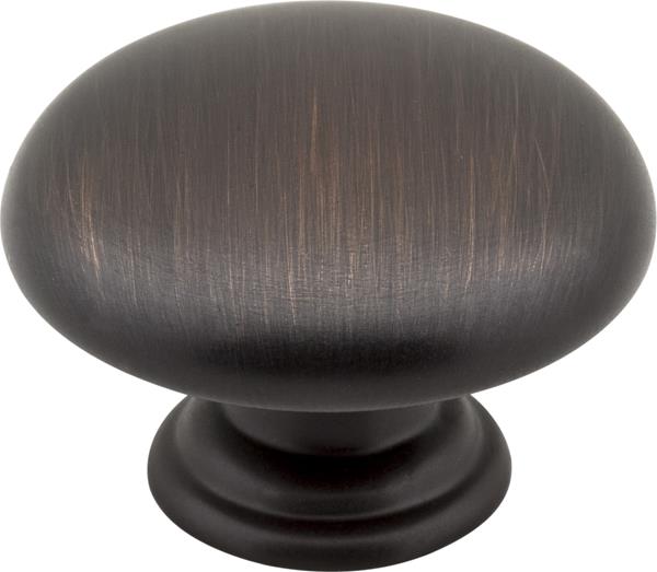 Elements - 1-3/16 Inch Diameter Gatsby Cabinet Mushroom Knob