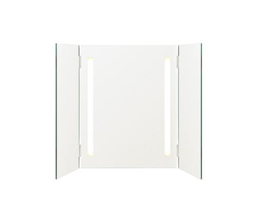 Miroir Brot - Palais Royal triptych mirror, 5 sides with light