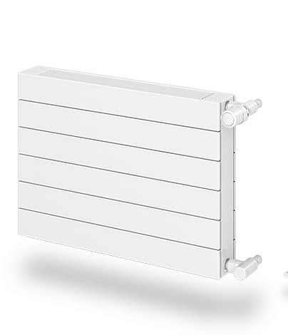 Myson - Decor Flat Tube Style 6 Inch H X 9'-11 Inch L Radiator