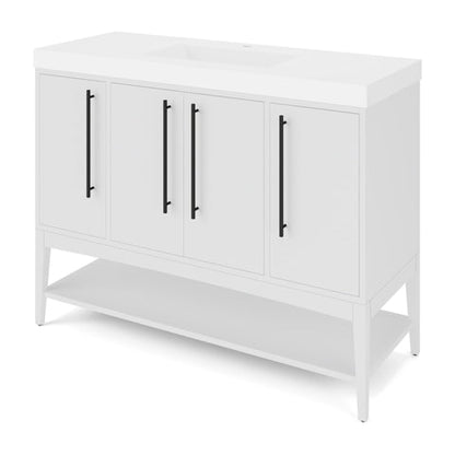 Jeffrey Alexander - Tempest 48 Inch W  Single Basin Bathroom Vanity Set
