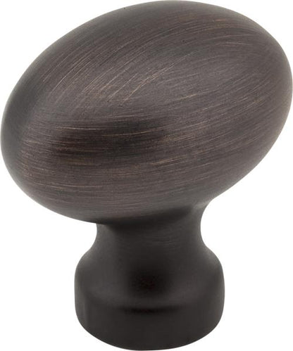 Jeffrey Alexander - 1-3/16 Inch Overall Length Football Bordeaux Cabinet Knob