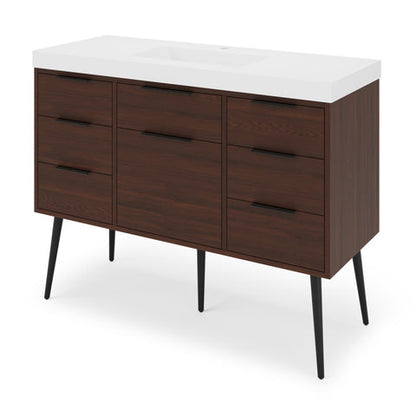 Jeffrey Alexander - Gardner 48 Inch W  Single Basin Bathroom Vanity Set