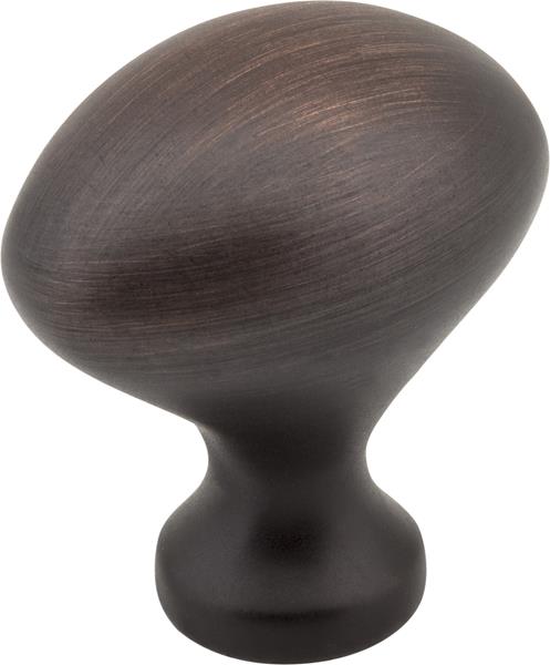Elements - 1-1/8 Inch Overall Length Oval Merryville Cabinet Knob