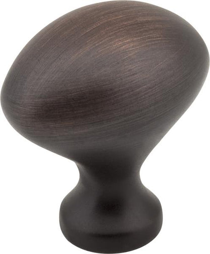 Elements - 1-1/8 Inch Overall Length Oval Merryville Cabinet Knob