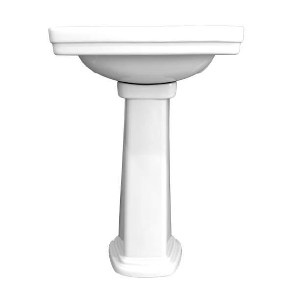 Toto - Promenade 24 X 19-1/4 Inch Rectangular Pedestal Bathroom Sink For Single Hole Faucets