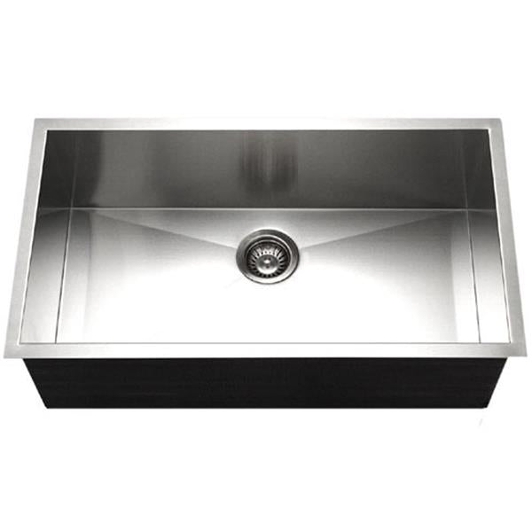 Hamat - Prizm 32 Inch Undermount Large Single Bowl Kitchen Sink
